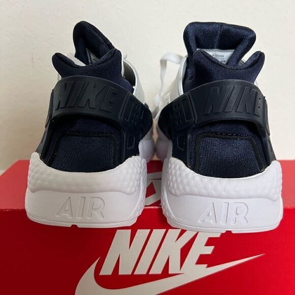 Nike By You Air Huarache Navy White - Picture 4 of 9